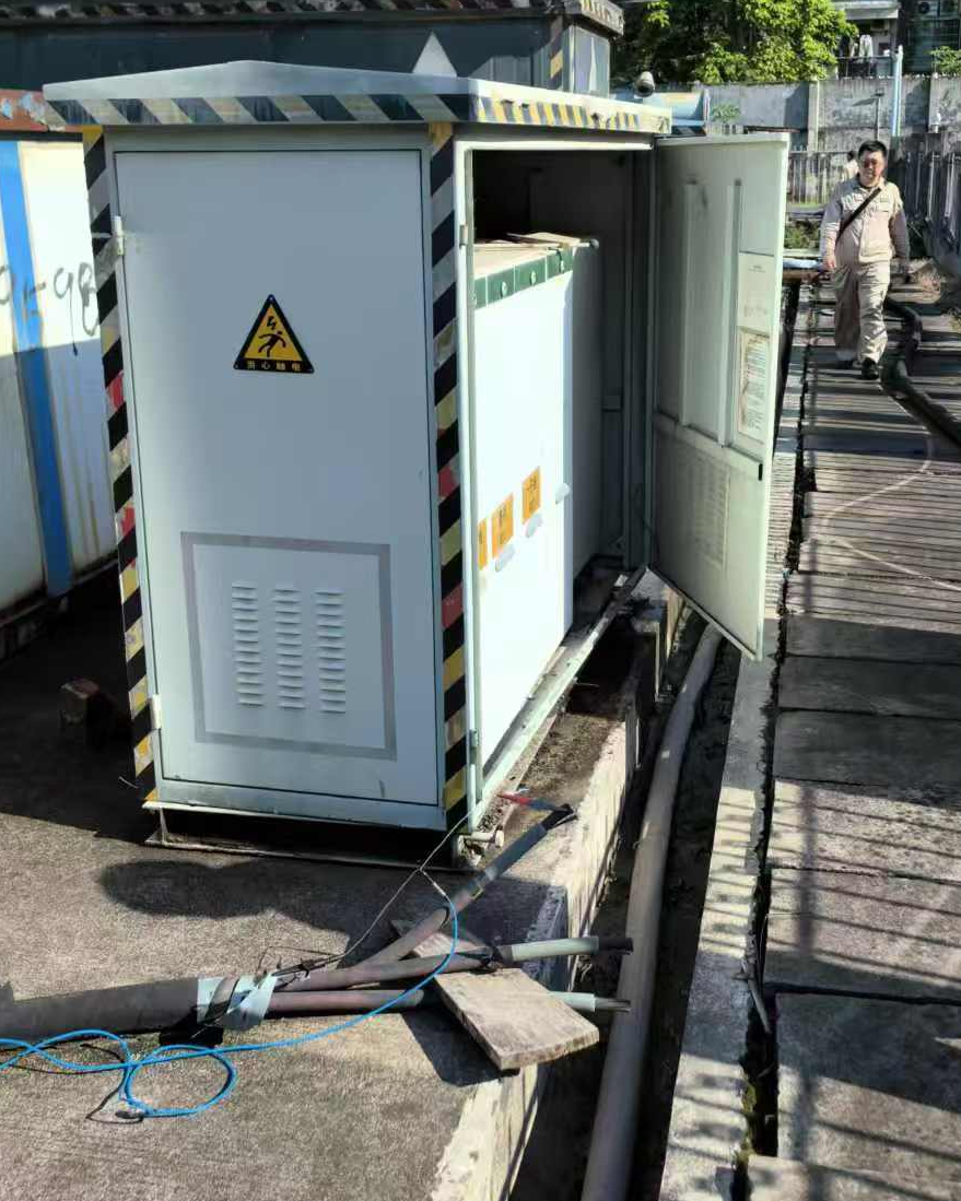 電纜故障檢測(cè)現(xiàn)場(chǎng)