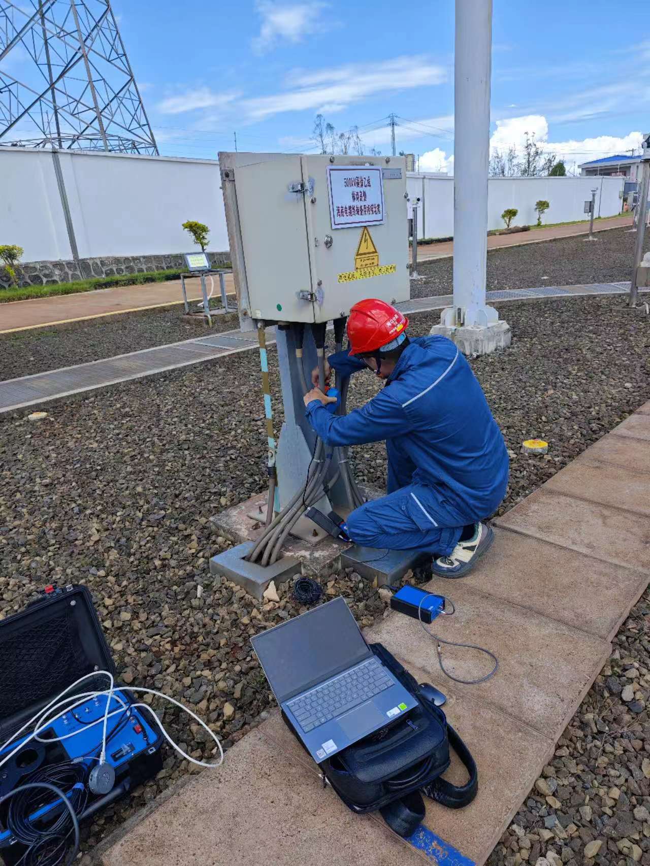 電纜故障檢測現(xiàn)場 電纜故障檢測現(xiàn)場