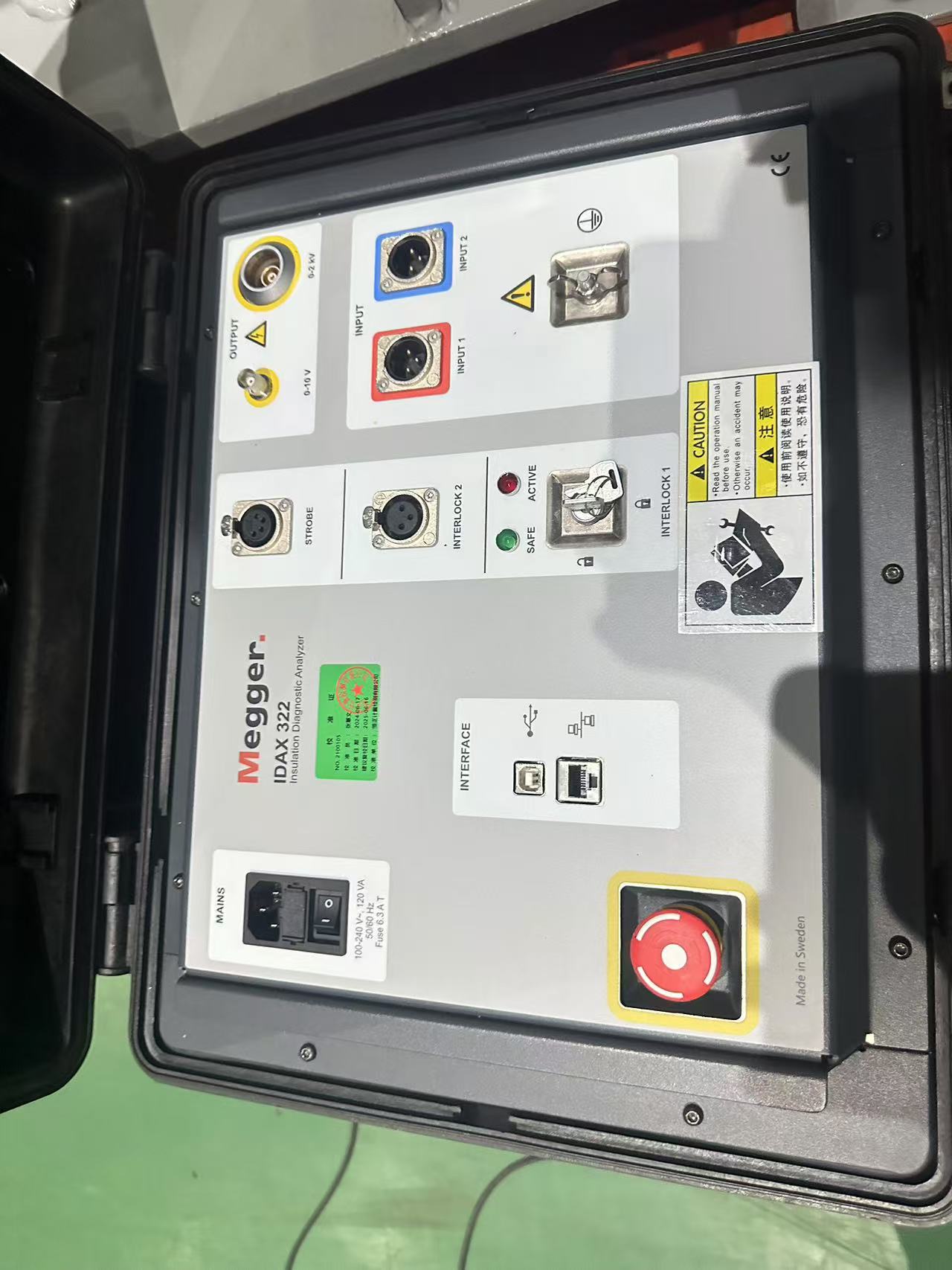 IDAX 322絕緣診斷分析儀 IDAX 322絕緣診斷分析儀