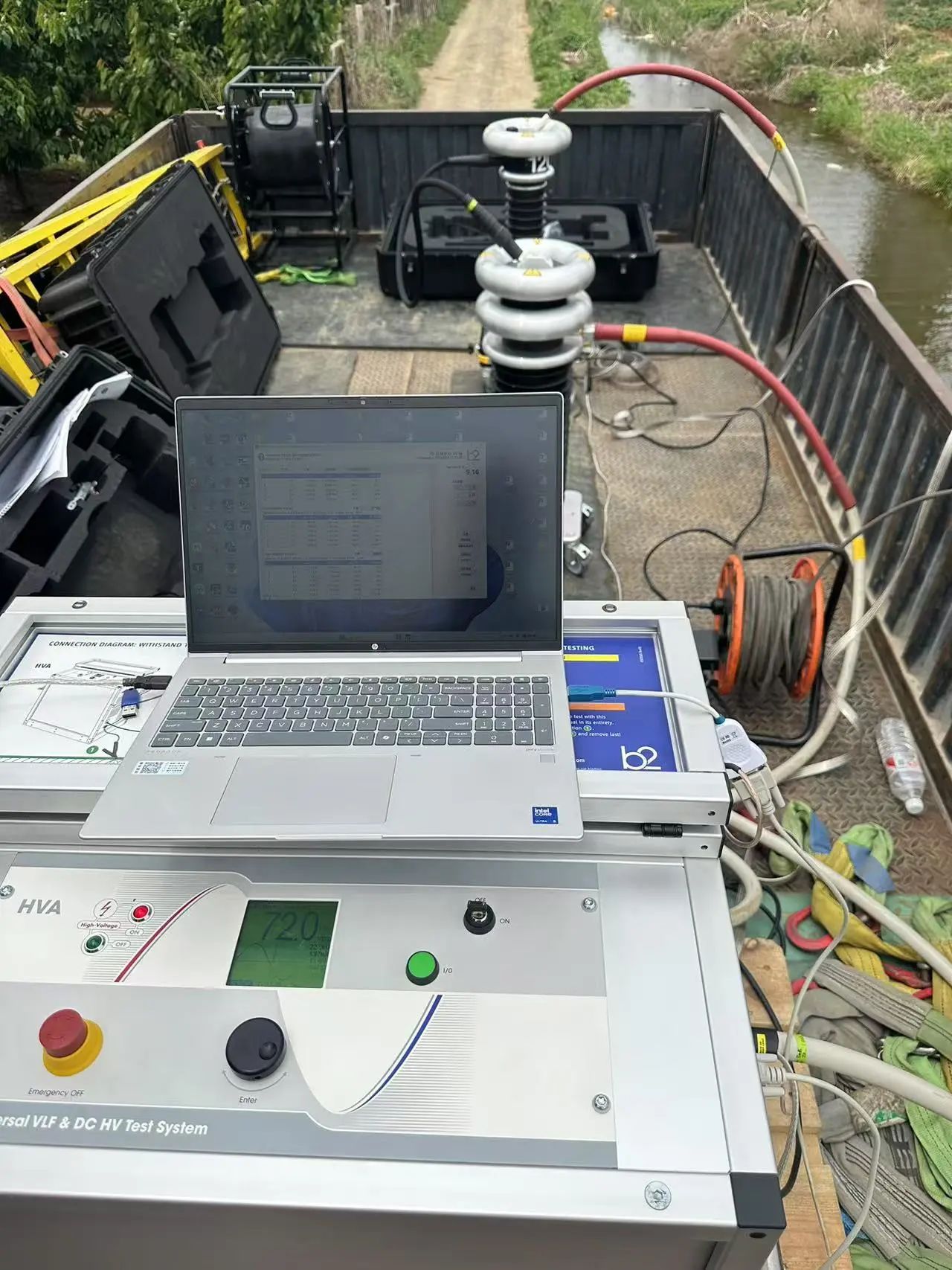 HVA120電纜故障檢測現(xiàn)場 HVA120電纜故障檢測現(xiàn)場