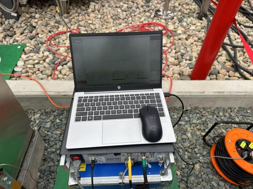 IDAX300變壓器檢測(cè)現(xiàn)場(chǎng)