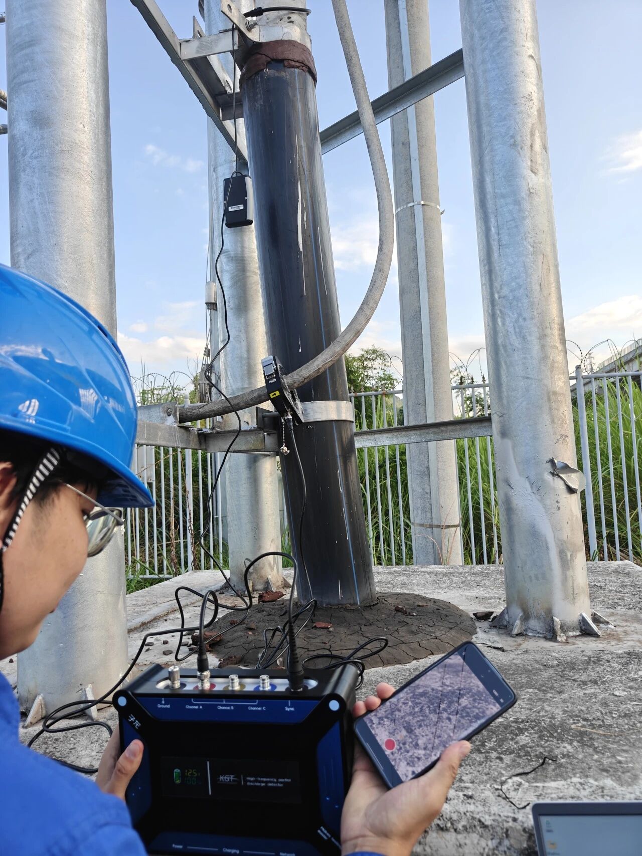 子龍高頻電纜局放測(cè)試儀