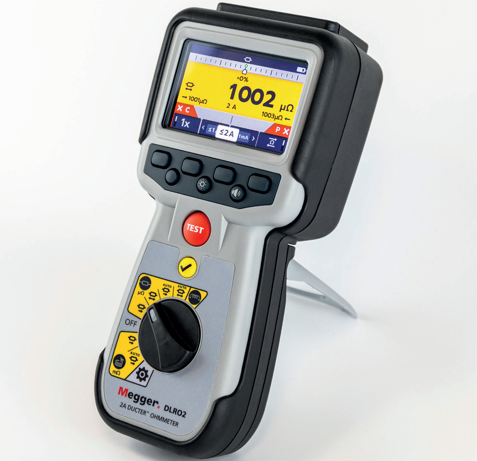 DLRO2手持式歐姆表微歐計(jì)2A低電阻測試儀